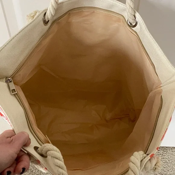 Jumbo Coral Reef Beach Tote - Picture 8 of 8